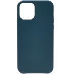 NATIVE UNION - Clic Classic Leather iPhone 12 Case - Blue