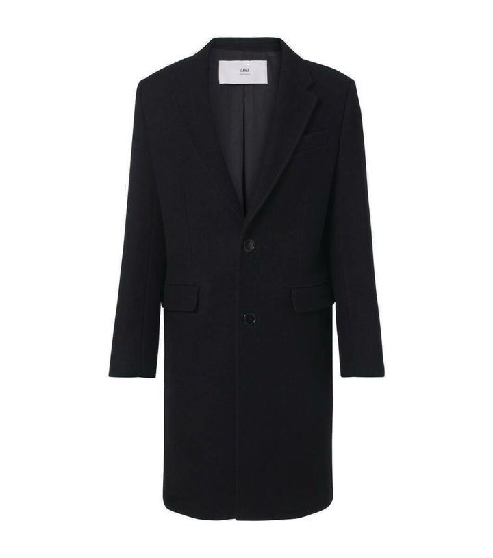 Photo: Ami Paris Single-breasted wool coat