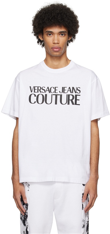 Photo: Versace Jeans Couture White Bonded T-Shirt