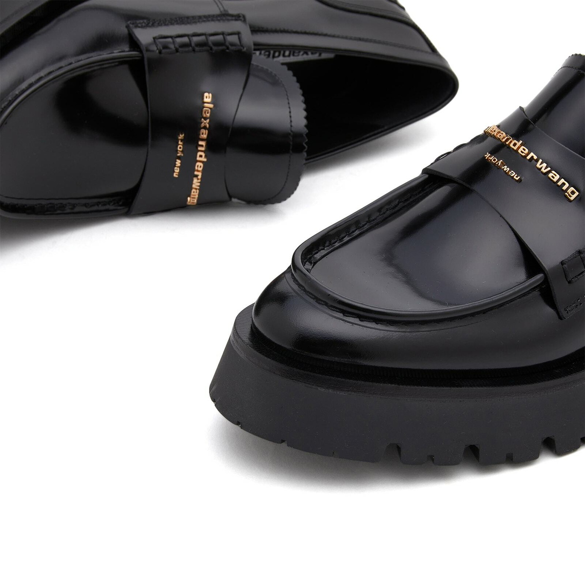 Alexander Wang Women's Carter Lug Loafer in Black