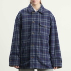 Maison Margiela Women's Parka Jacket in Beige/Blue