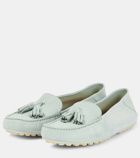 Loro Piana Dot Sole suede moccasins