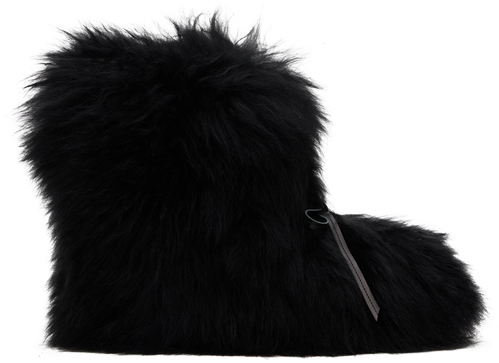 Photo: We11done Black Fur Moccasin Boots