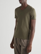 TOM FORD - Stretch-Cotton Jersey T-Shirt - Green