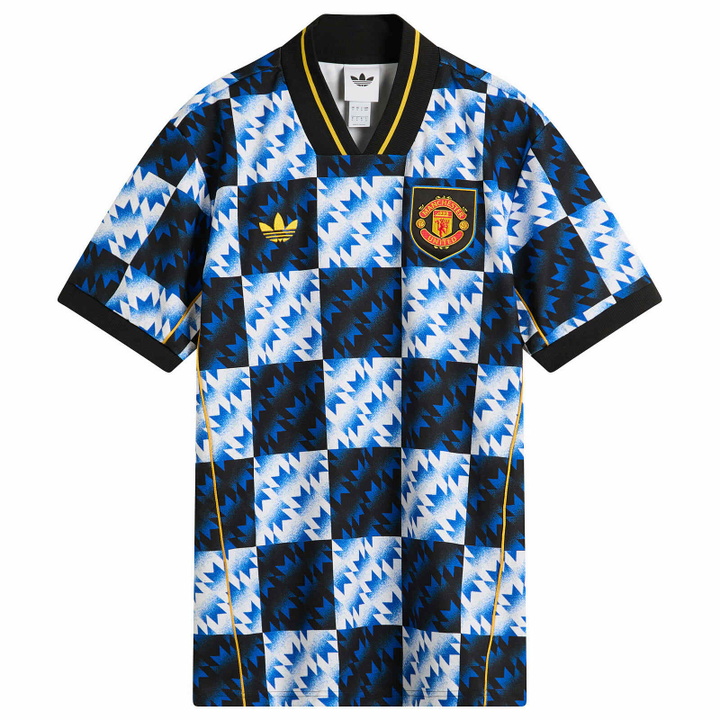 Photo: Adidas Manchester United Lifestyler Jersey Top in Multicolor