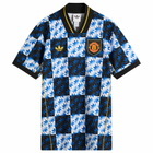 Adidas Manchester United Lifestyler Jersey Top in Multicolor