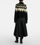 Proenza Schouler Lizzy fair isle cotton turtleneck sweater