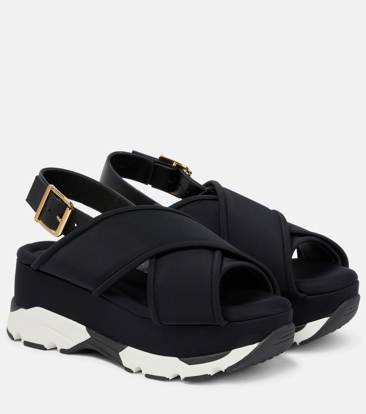 Marni - Criss-cross platform sandals Marni