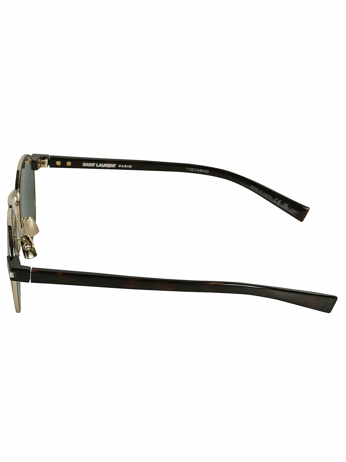 Saint Laurent SL707 002 Round Sunglasses - Gold & Havana/Green Saint Laurent SL 567 002 Tortoise Green Sunglasses - eye-oo.com main image 3