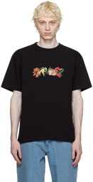 DANCER Black Dying Flowers T-Shirt