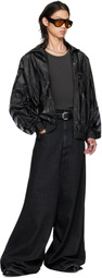 LU'U DAN Black LD Windbreaker Jacket