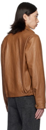16Arlington Tan Haeto Leather Jacket