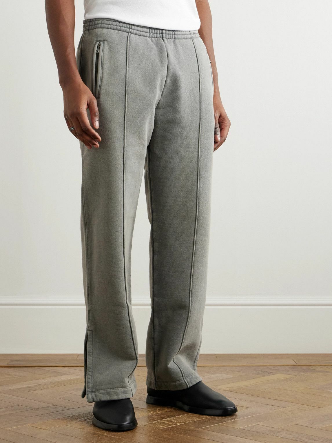 パンツ OUR LEGACY Our Legacy - Cotton-Jersey Sweatpants - Gray Our Legacy