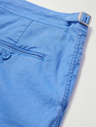 Orlebar Brown - Bulldog Straight-Leg Stretch-Linen and Lyocell-Blend Shorts - Blue