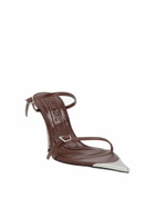Mugler Womens Sandals in Chocolate brown