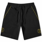 Nike Men's Air Jordan X PSG Fleece Short in Black/Taxi