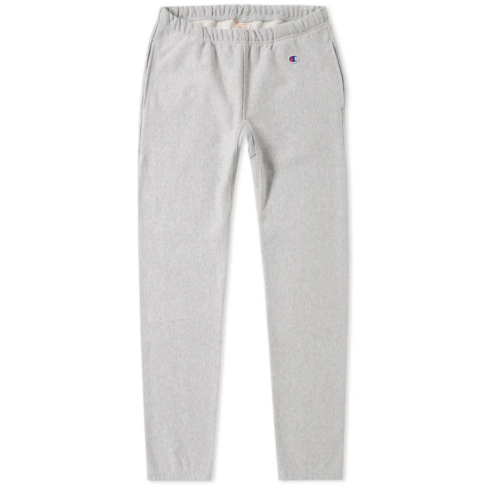 Champion Reverse Weave Men's Classic Cuff Sweatpants in Grey Marl Champion  Reverse Weave