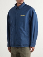 Visvim - Embroidered Wool and Silk-Blend-Gabardine Jacket - Blue