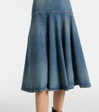 McQueen Denim midi dress