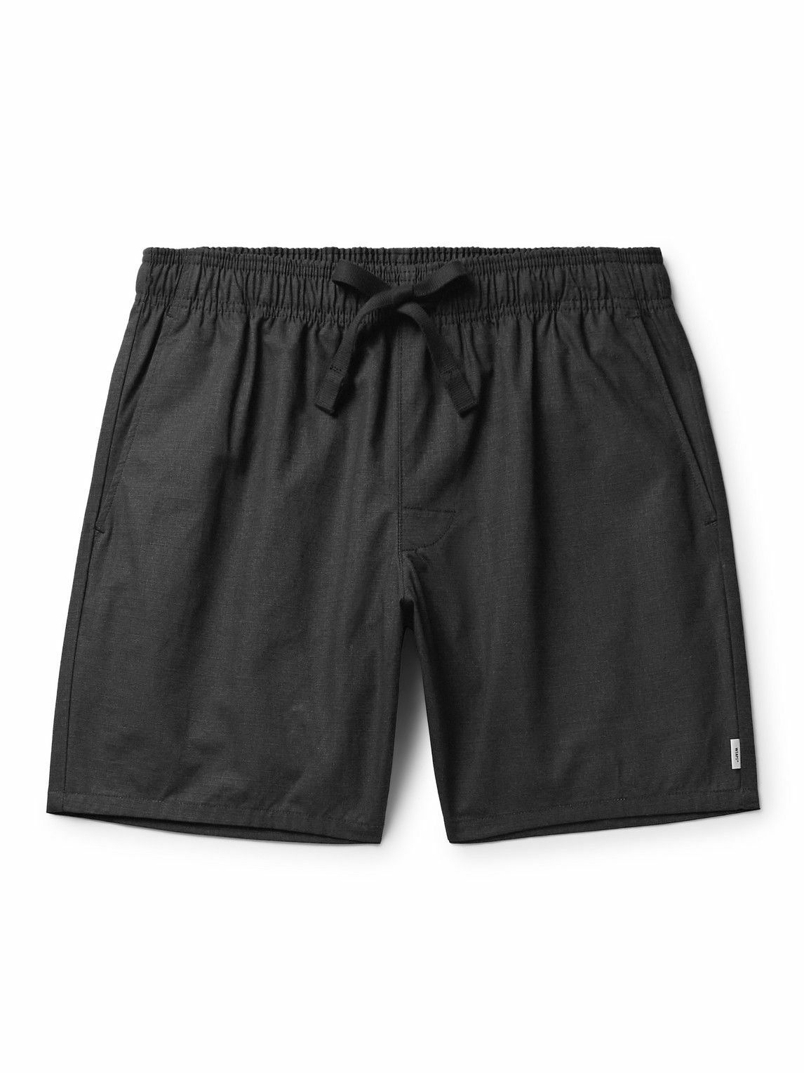WTAPS - Straight-Leg Cotton-Ripstop Drawstring Shorts - Black WTAPS