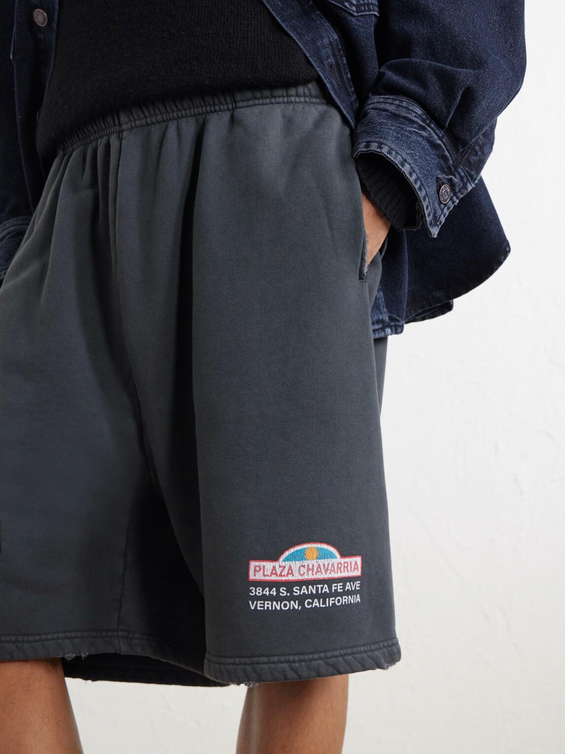 Willy Chavarria - Straight-Leg Printed Cotton-Jersey Shorts - Black