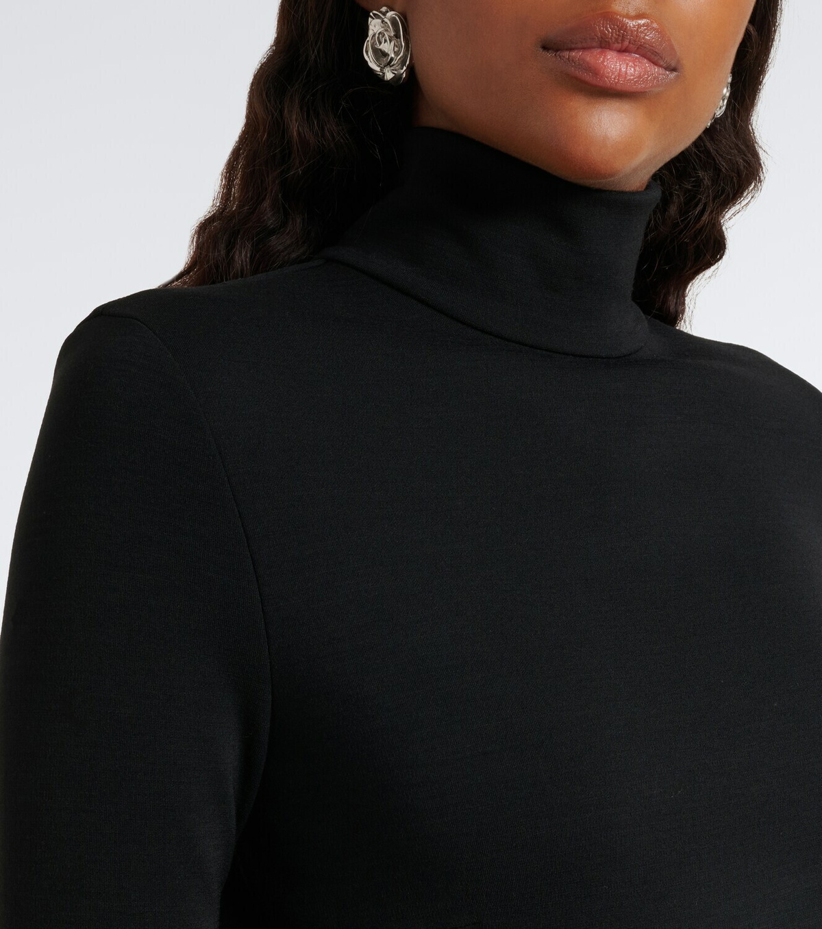 Magda Butrym Paneled wool-blend minidress