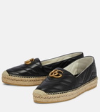Gucci - Double G leather espadrilles