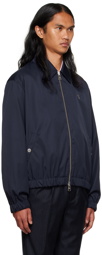 AMI Paris Navy Ami de Cœur Jacket