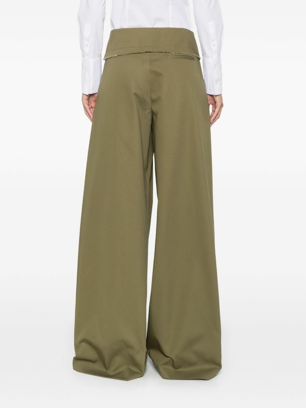 Alexander McQueen Wide Leg Trousers Alexander McQueen