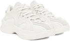 Wooyoungmi White Paneled Sneakers