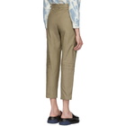 Stella McCartney Khaki Herringbone Trousers