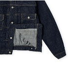 orSlow Men's Selvedge Denim Jacket in One Year Wash
