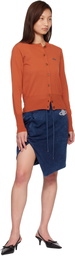 Vivienne Westwood Orange Bea Cardigan