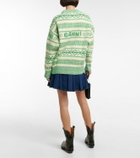 Ganni - Logo wool sweater