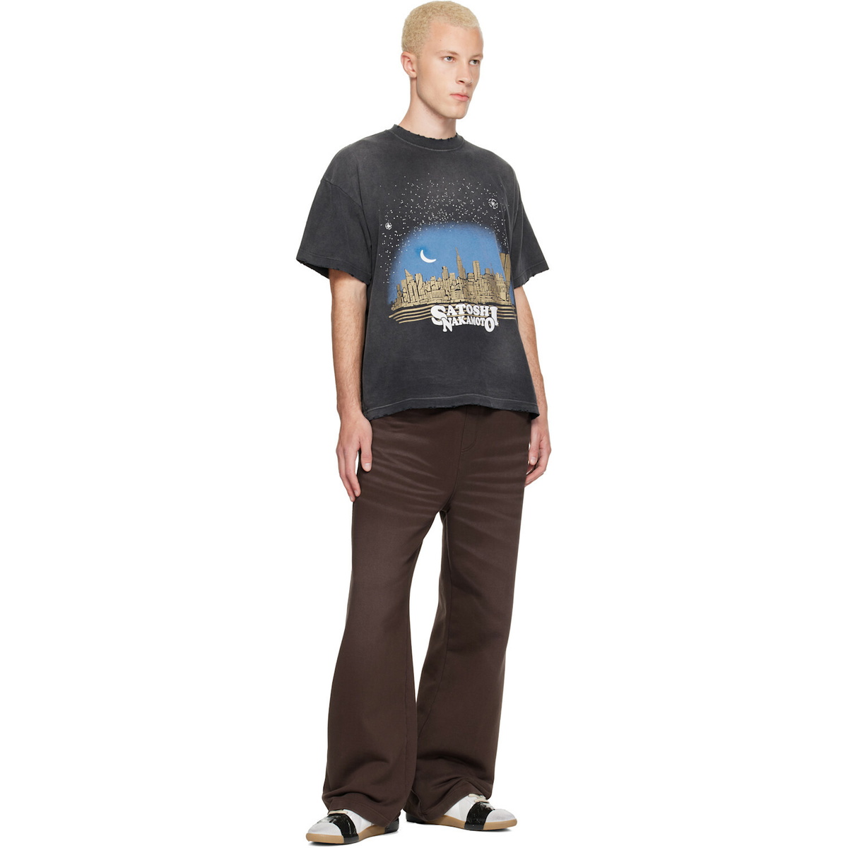 Satoshi Nakamoto Gray Tourist T-shirt