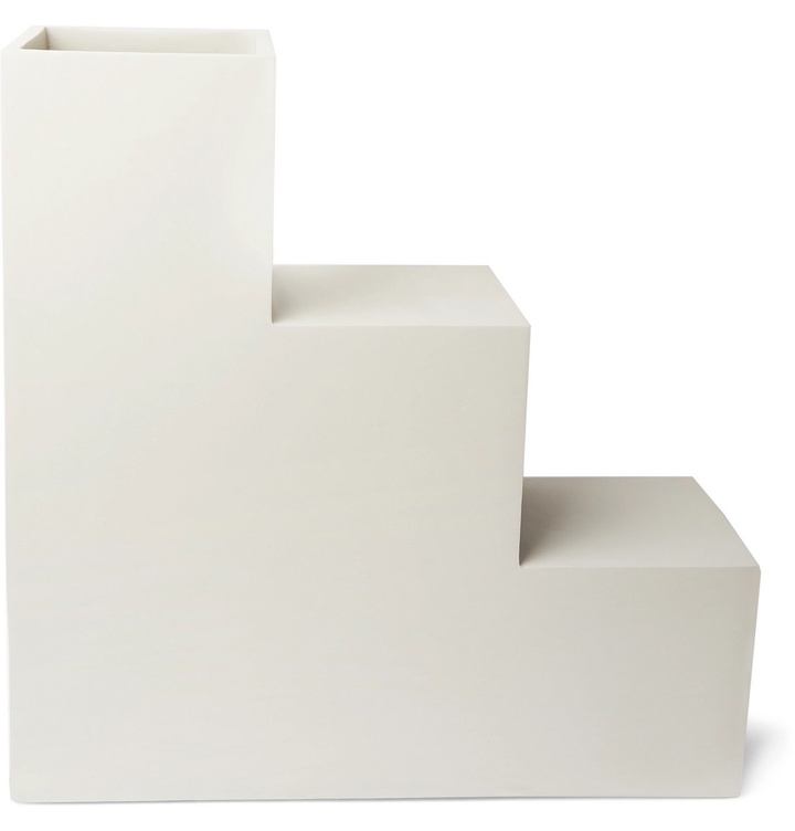 Photo: Pieces - Steps Fibreglass Planter - Gray