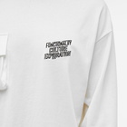 F/CE. Men's Long Sleeve PLA Pocket T-Shirt in White