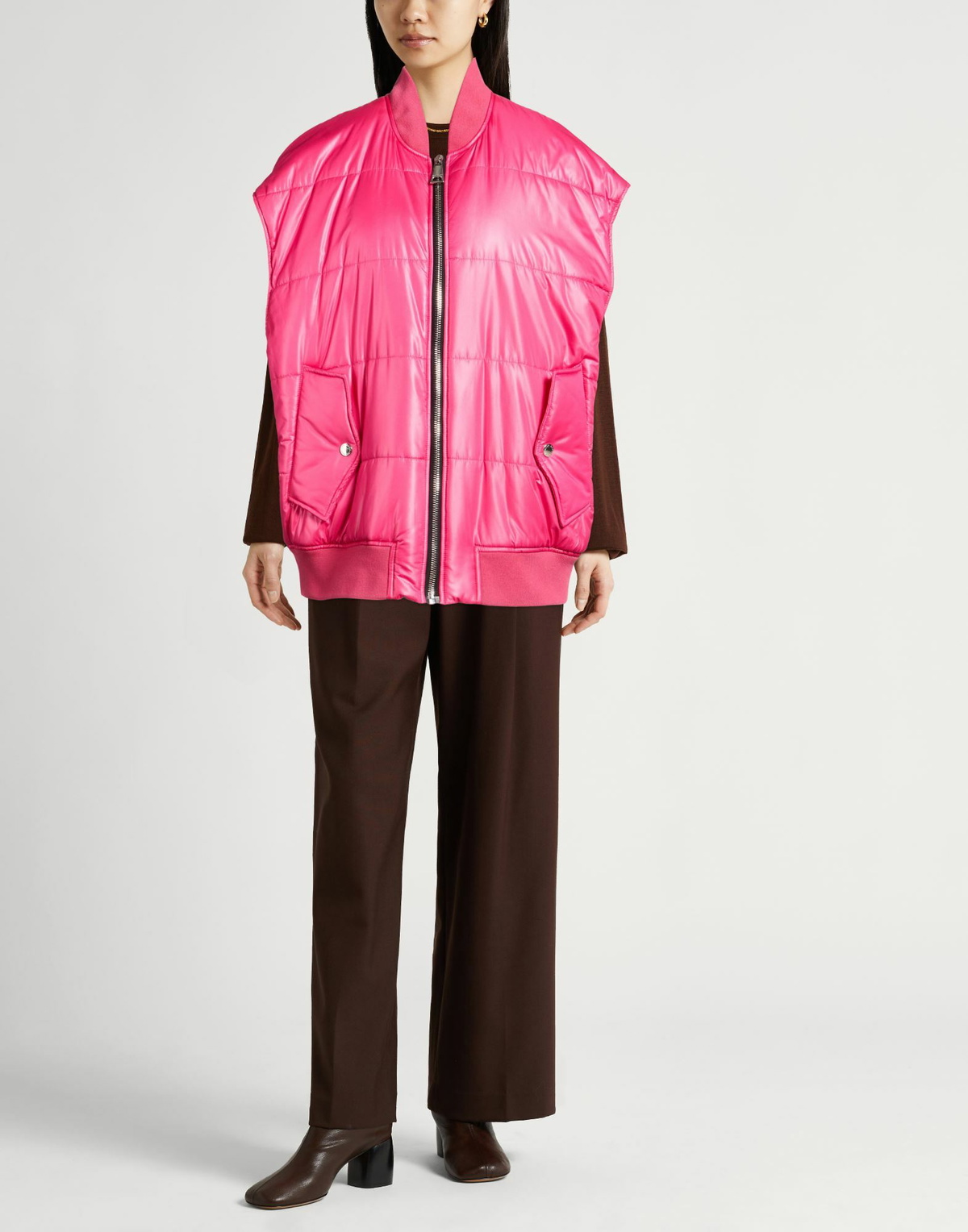 Khrisjoy Womens Vest in Magenta