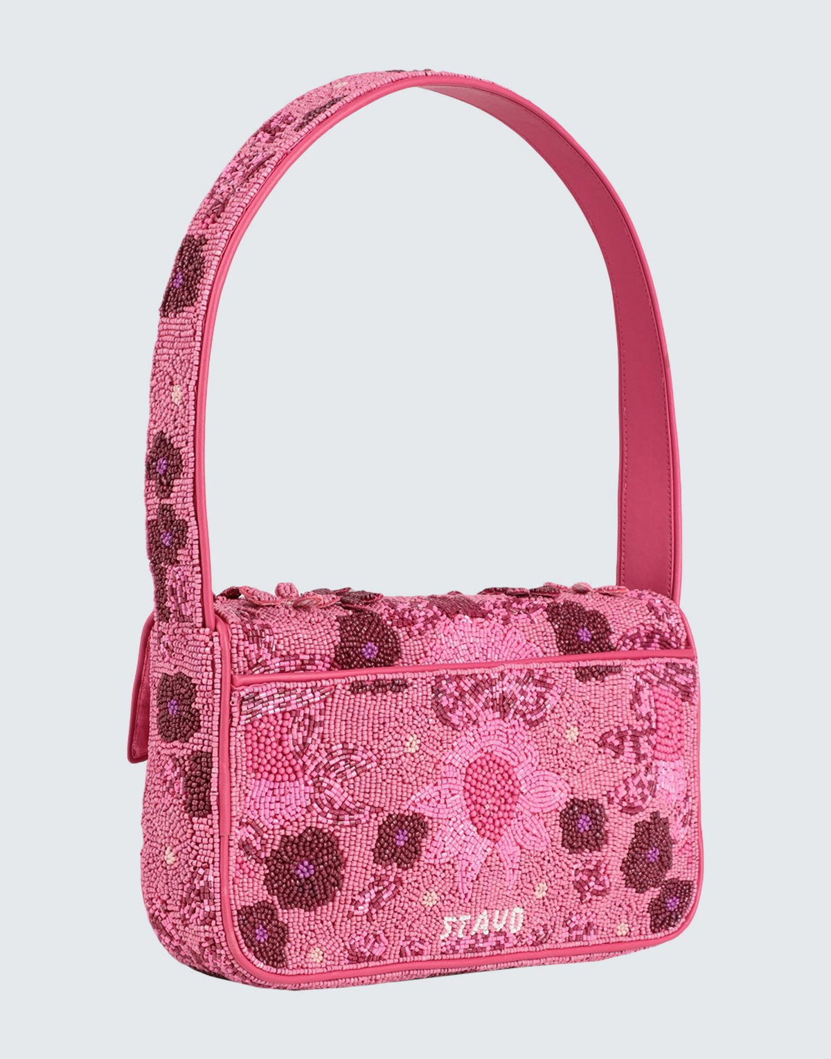Staud Tommy Bag Womens Handbag in Magenta
