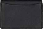 YOHJI YAMAMOTO Black Leather Card Holder