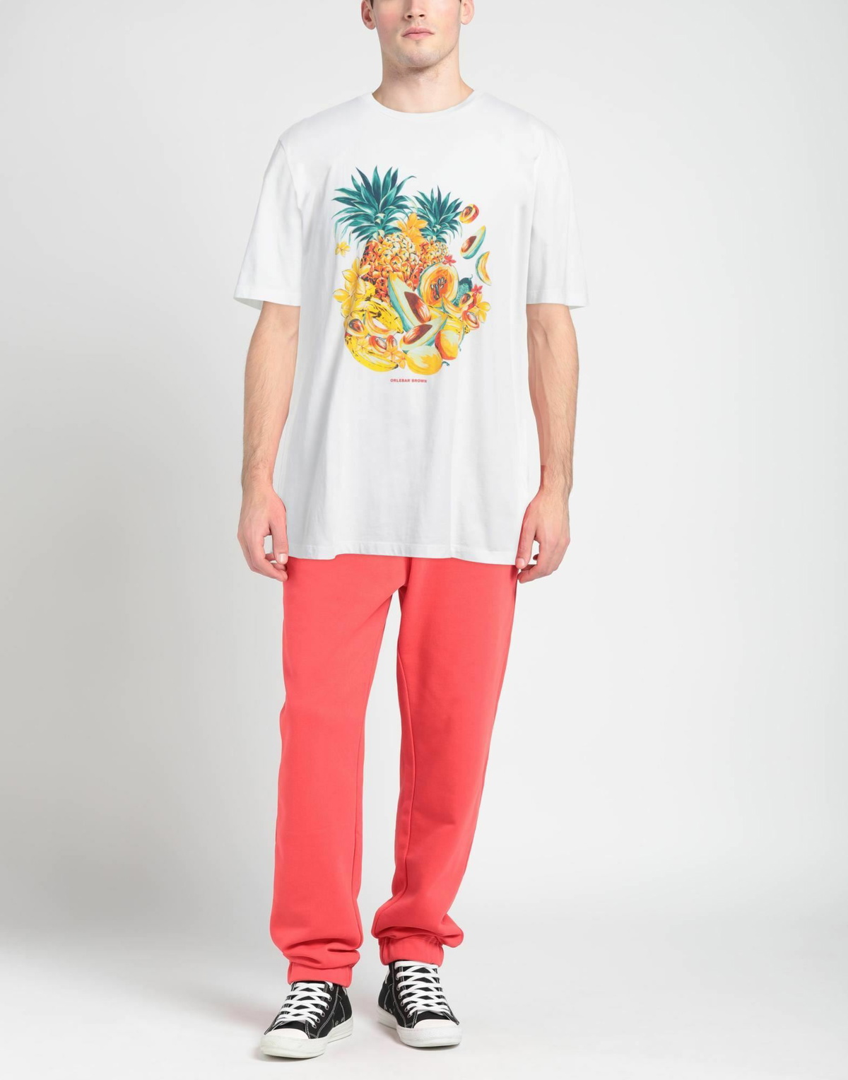 Orlebar Brown Mens T-shirt in White