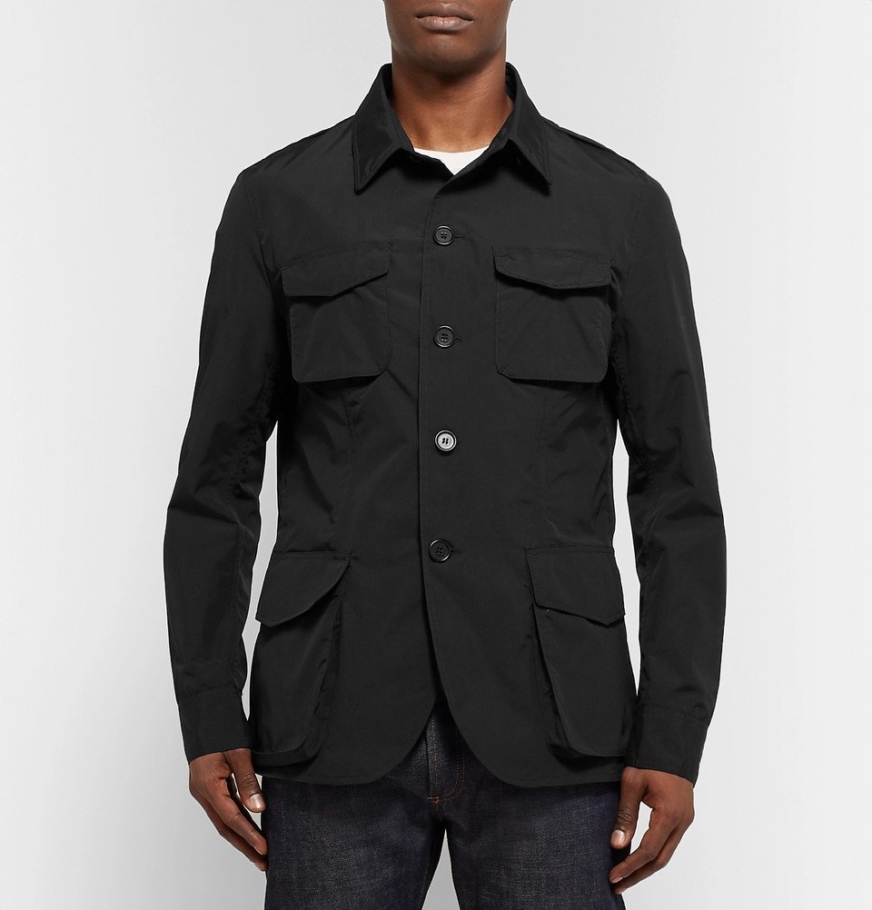 Mens nylon field outlet jacket