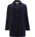 Aspesi - Cotton-Corduroy Overcoat - Blue