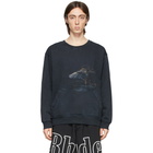 Rhude Black Nature Goose Sweatshirt