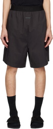 Fear of God Black Elasticized Waistband Shorts