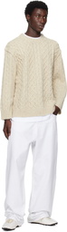 Moschino Beige City Escape Sweater