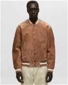 Axel Arigato Honor Suede Bomber Brown - Mens - Bomber Jackets