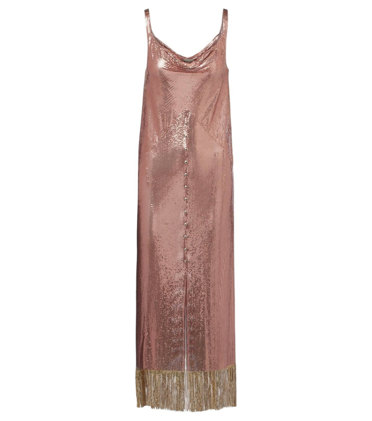 パーティードレス Rabanne Fitted Lurex Jersey Dress RABANNE Stretch Lurex Jersey Midi Dress Paco Rabanne