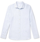 120% - Striped Linen Shirt - White