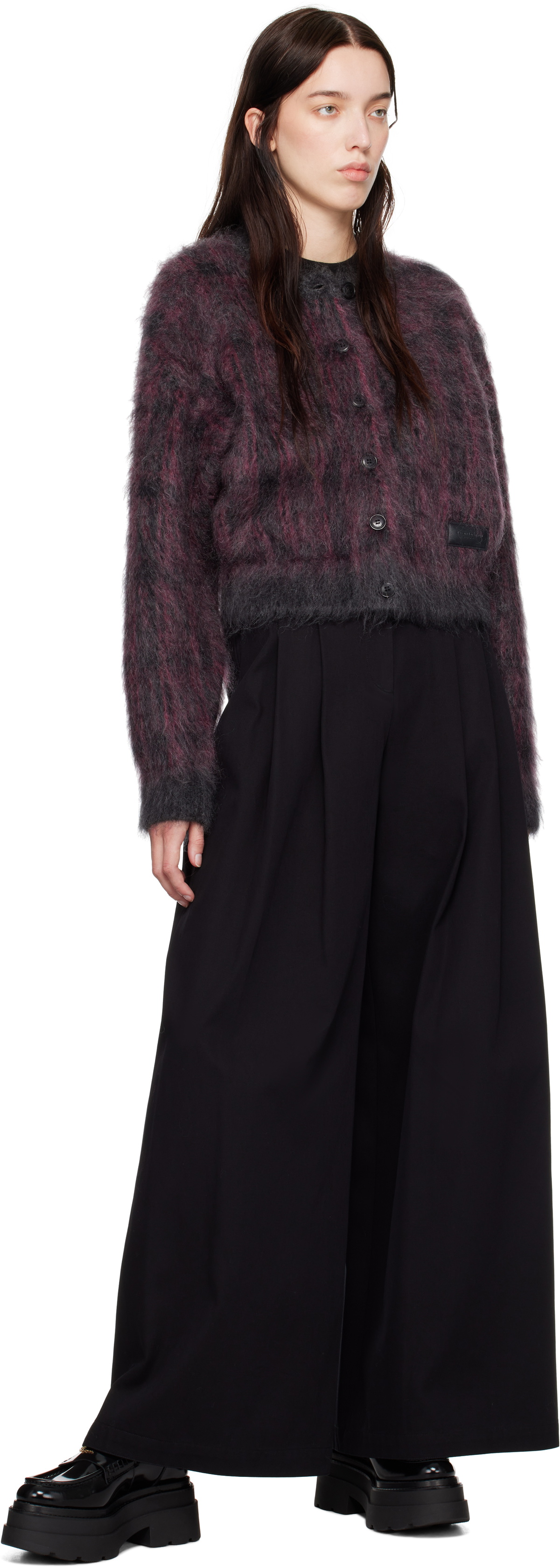 Alexander Wang Black Carter Platform Loafers